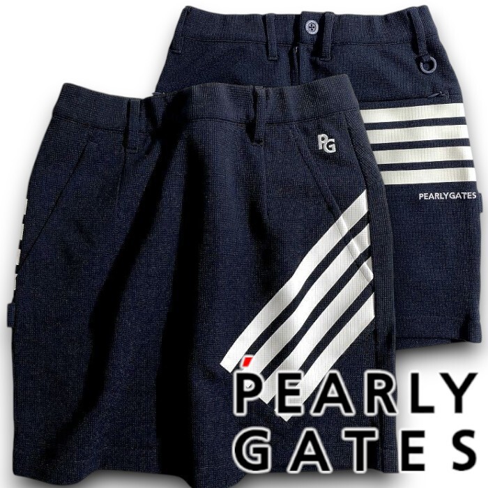 PEARLY GATES パーリーゲイツ 定価3.5万 Peワッフル ストレッチ ラップ風 ミニスカート ゴルフ レディース 3134414 120 00 ▲053▼51003w04拍卖
