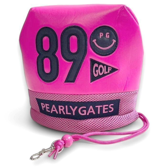 PEARLY GATES パーリーゲイツ 新品 定価6千 ロゴグラフィック Fレザー アイアン用 ヘッドカバー ゴルフ 2984022 090 FR ▲007▼50324w02拍卖
