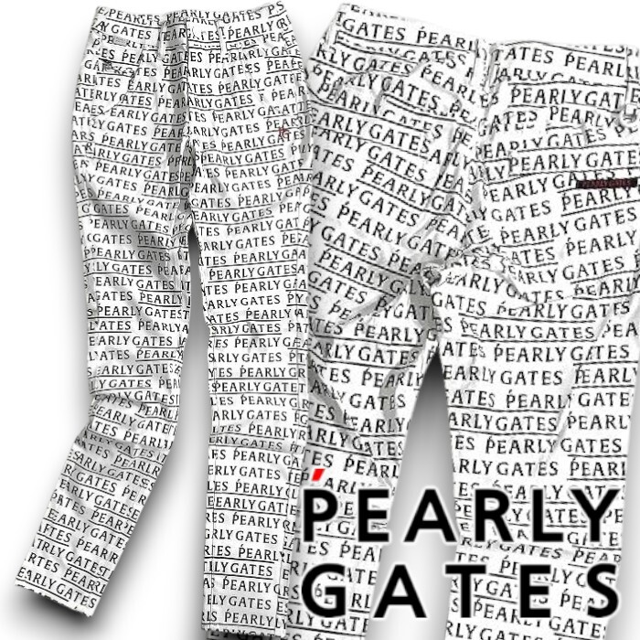 PEARLY GATES パーリーゲイツ 定価3.1万 TCドビー メゾンロゴ ストレッチ パンツ ゴルフウェア レディース 2131314 031 00 ▲035▼51009w13拍卖