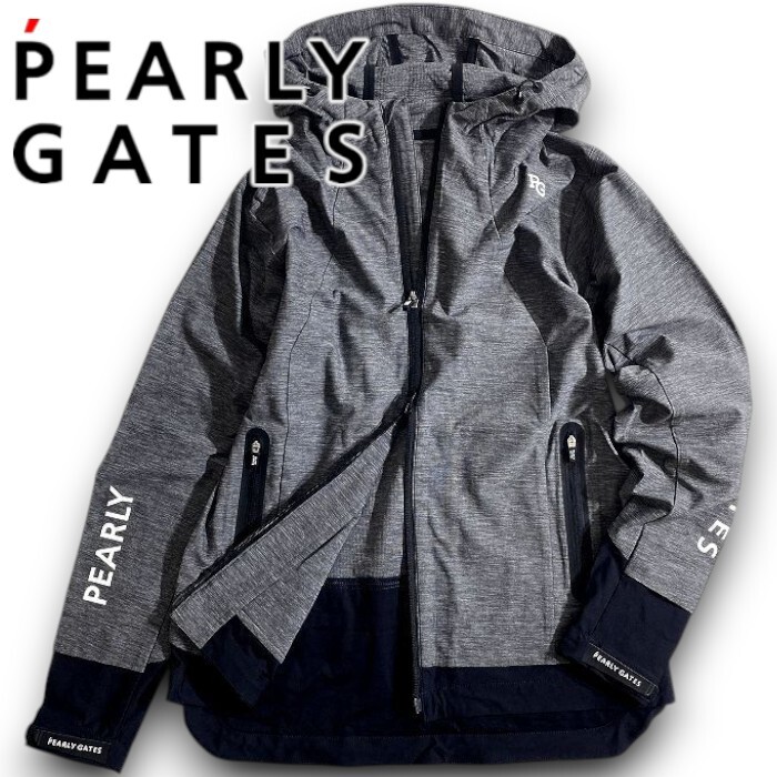 PEARLY GATES パーリーゲイツ 定価4.2万 持続保温 フーディジャケット ブルゾン ゴルフウェア レディース 2220906 020 0 ▲047▼51013w08拍卖