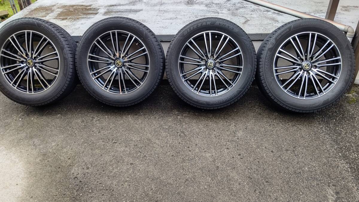 中古18インチ・スタッドレス タイヤ ホイール 4本セット エルグランド拍卖