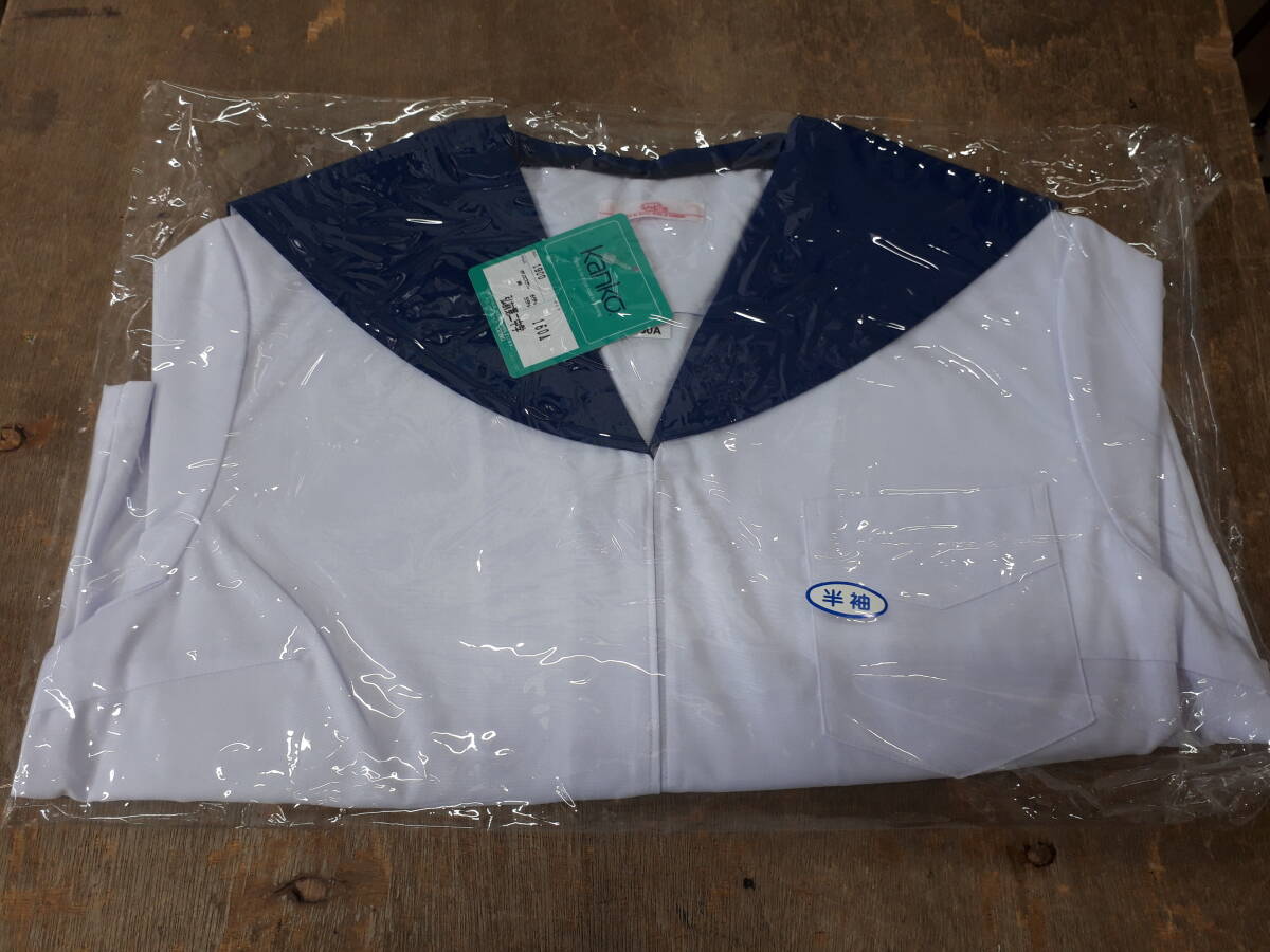 ■S968※送料無料※制服 上着 セーラー服 夏服 半袖 サイズ 160A 中学/高校 学生服 コスプレ 未使用品拍卖