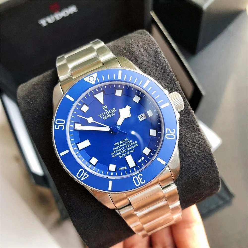 TUDOR チューダー PELAGOS 自動巻き 腕時計 メンズ ウォッチ 高級 ステンレス 紳士用 青系 M25600TB-0001拍卖