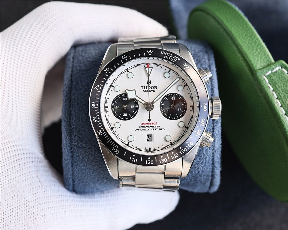 TUDOR チューダー 腕時計 BLACK BAY CHRONO 自動巻き ウォッチ 200m防水 希少 高級 ステンレス 紳士用拍卖