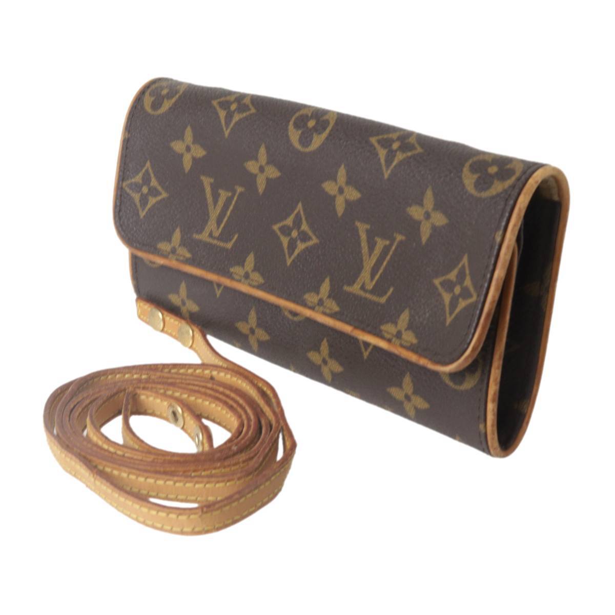 LOUIS VUITTON ルイヴィトン ポシェットツインPM ショルダーポーチ モノグラム M51854 CA0949 NT BCランク拍卖