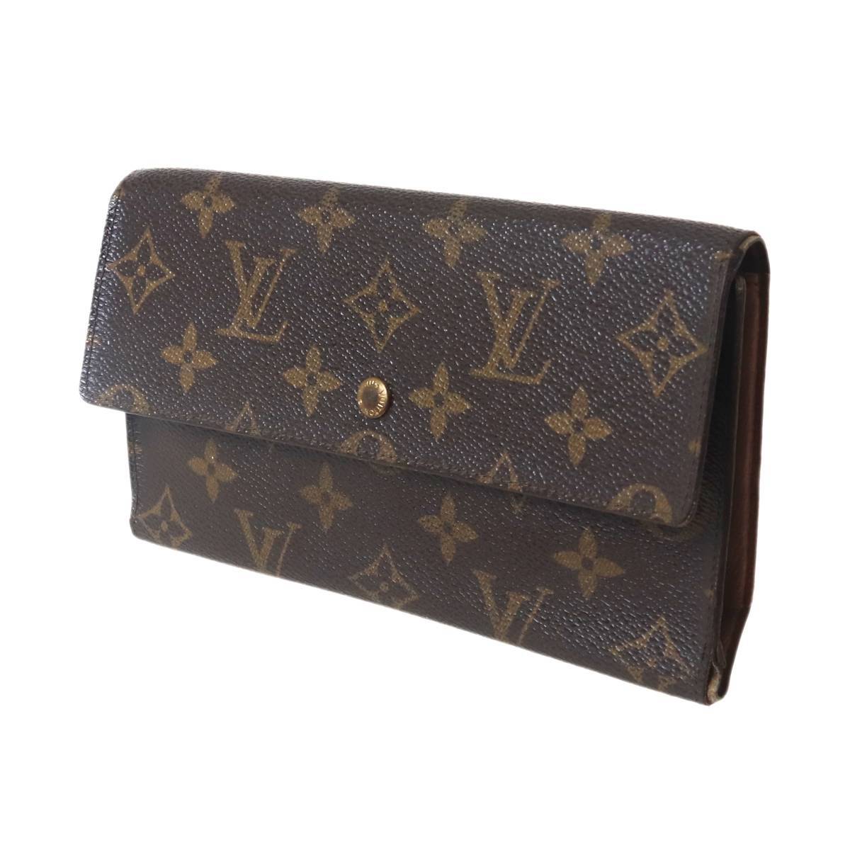 LOUIS VUITTON ルイヴィトン ポルトフォイユインターナショナル 長財布 モノグラム M61217 MI1923 NT Cランク拍卖