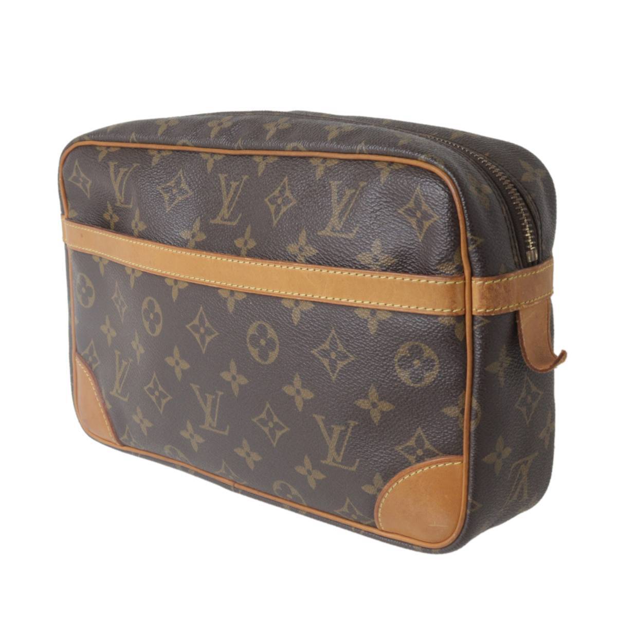 LOUIS VUITTON ルイヴィトン コンピエーニュ セカンドバック クラッチバック モノグラム M51845 889.SL NT Cランク拍卖