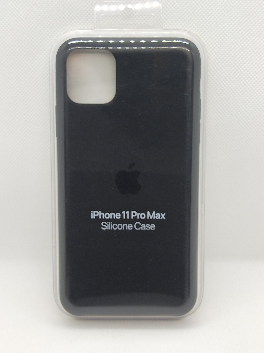 (M11)APPLE  iPhone11ProMax用 シリコンケース ブラック拍卖