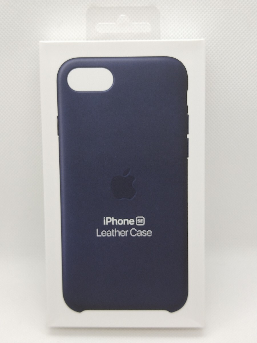 (W17)APPLE  iPhone7/iPhone8/iPhoneSE用 レザーケース ミッドナイト アップル拍卖