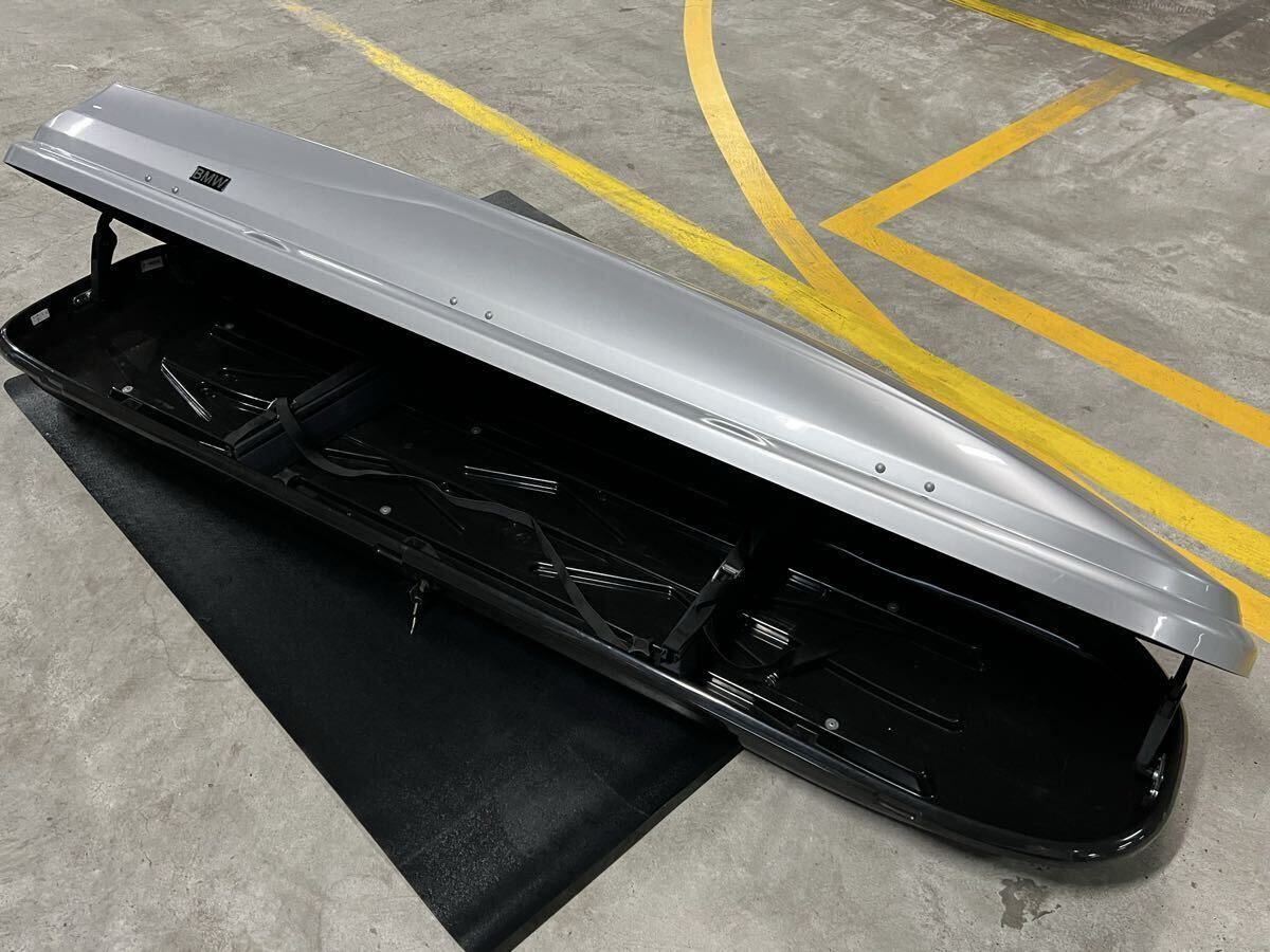【東京都近郊で手渡し限定】BMW 純正 ルーフボックス 320 シルバー(82730140820)中古拍卖