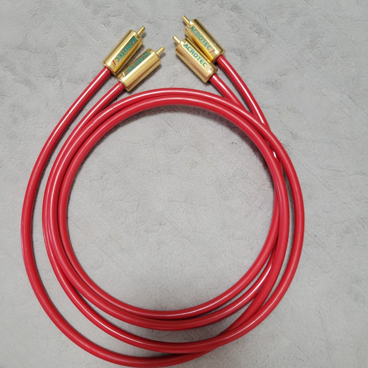 即決 アクロテック ACROTEC 6N-A2050 RCAケーブル 1m ペア ■送料180円~~拍卖