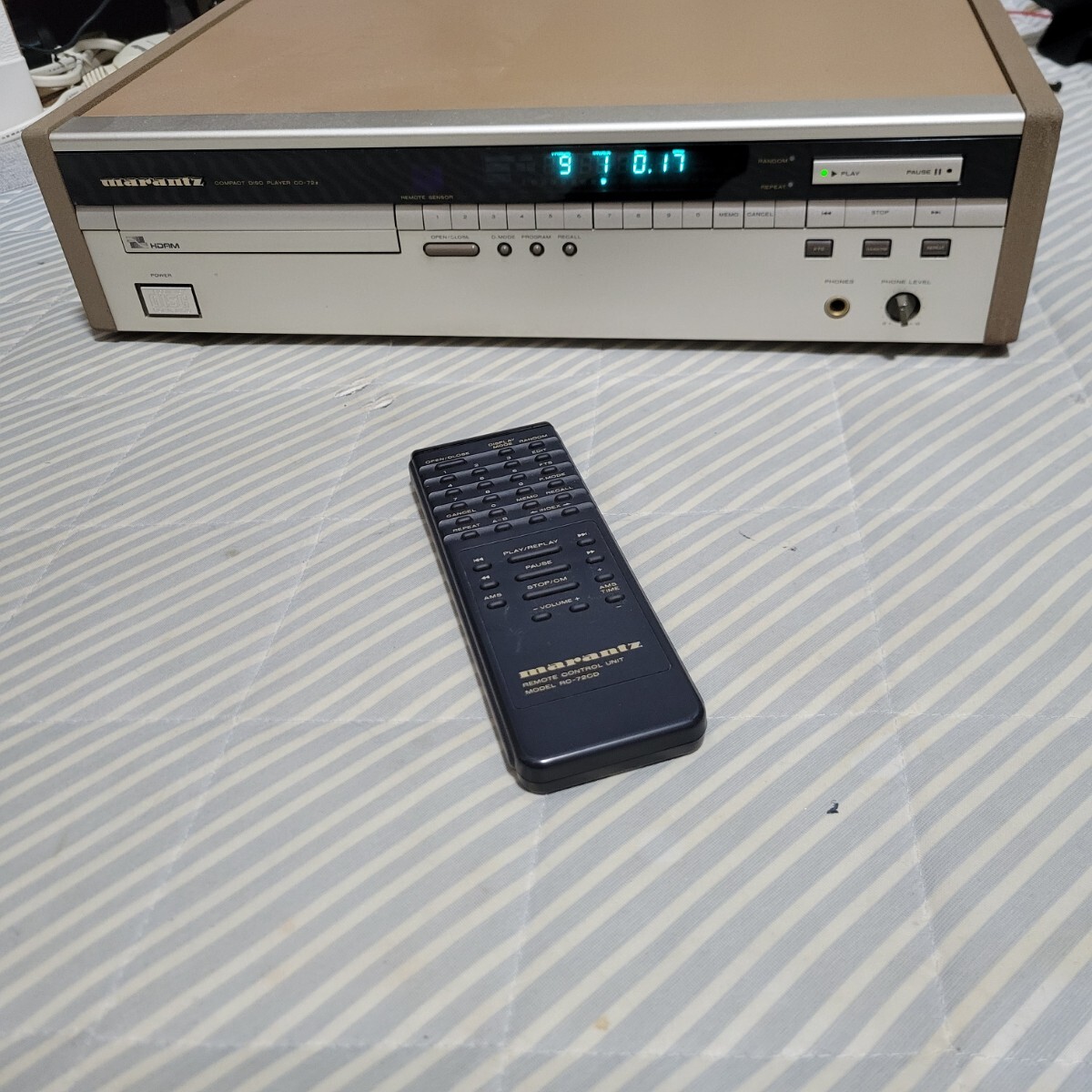 即決 マランツ marantz CD-72a CDデッキ ギア/ベルト交換済拍卖