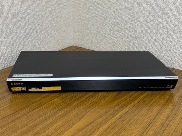SONY レコーダー BDZ-E500/B 2012年製 ジャンク No.49拍卖