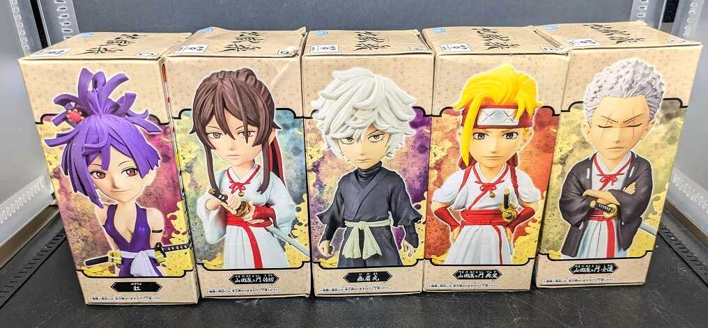 【地獄楽】バンプレスト・ワールドコレクタブルフィギュア・地獄楽・未開封品 ・全5種セット・画眉丸・佐切・杠・士遠・典坐・プライズ拍卖