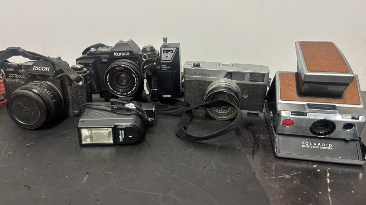 Oct103 Z 中古 ジャンク 動作不明 現状品 カメラまとめ RICOH Konica National Canon POLAROID拍卖