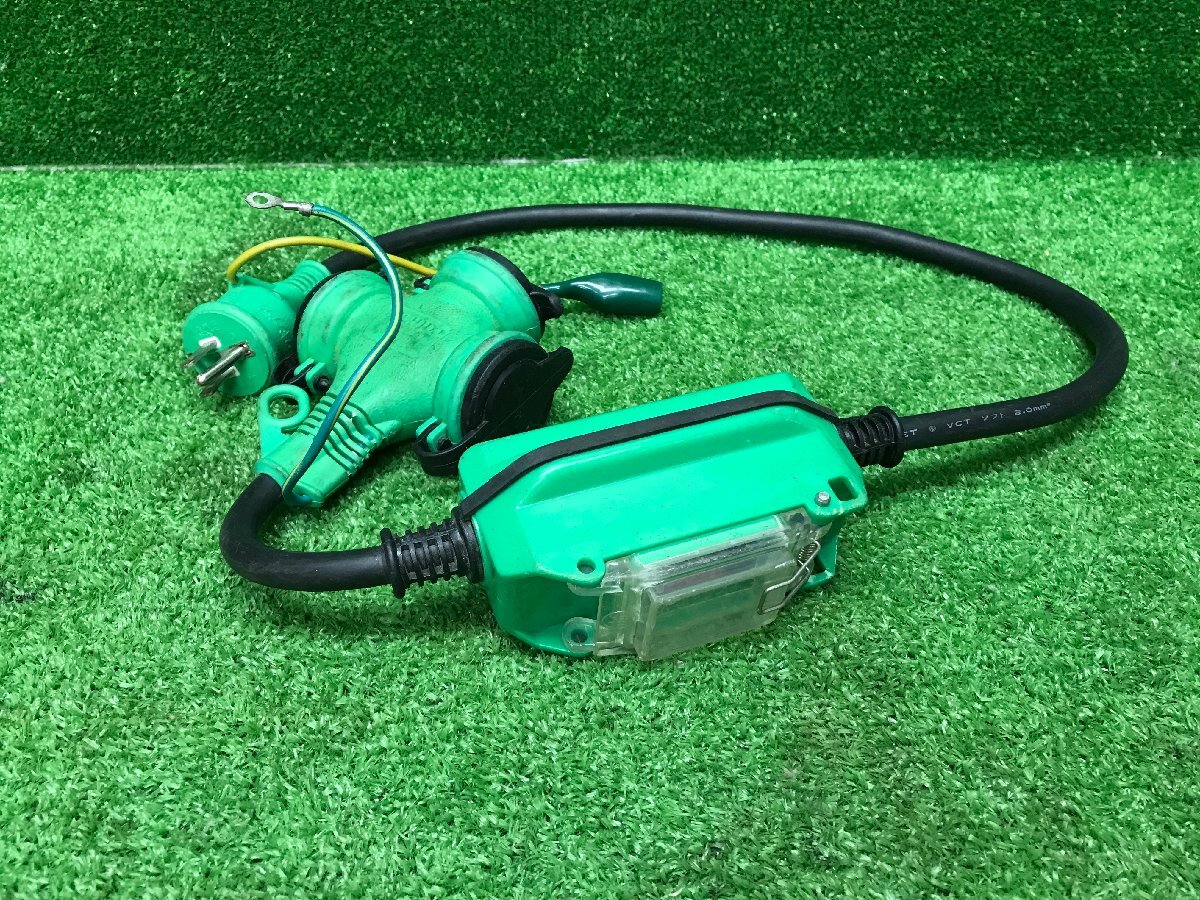 NICHIDO 日動工業 PBW-EK-T ポッキン延長ブレーカー (防雨型) 延長コード拍卖