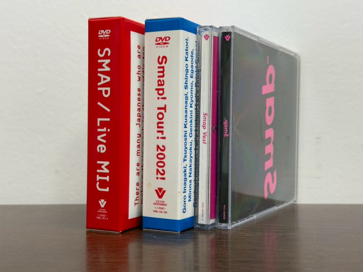 I★ 邦楽DVD CD SMAP おまとめセット 裏SMAP SMAP Vest Live MIJ Smap! tour! 2002!拍卖