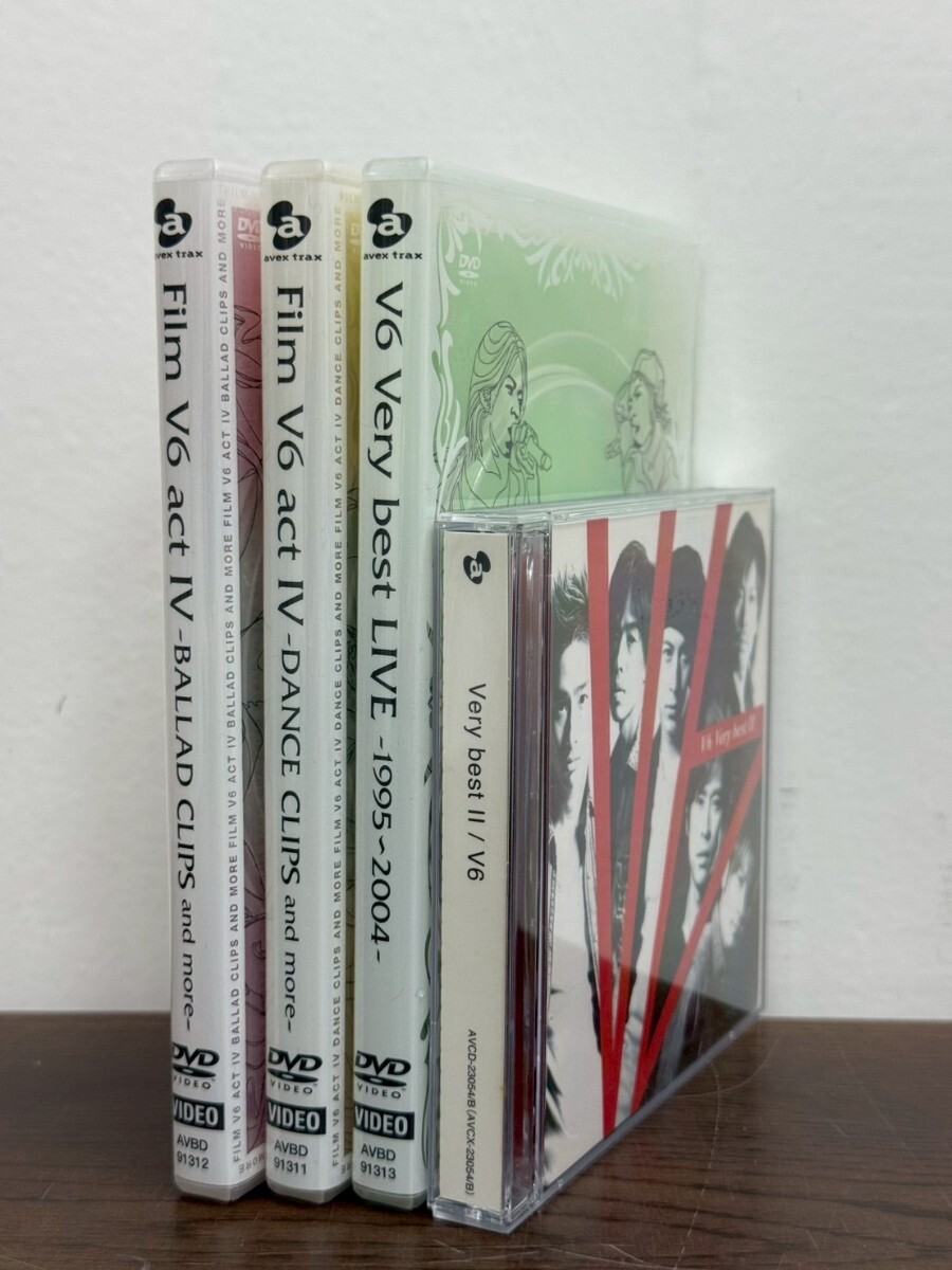 I★ V6 VERY BEST CD DVD おまとめセット film V6 IV DANCE clips BALLARD clips など拍卖
