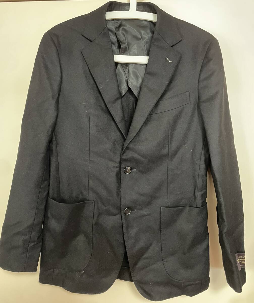 バーニーズニューヨーク Barney's New York Manhattan スーツ 黒 サイズ44(S~M) ウール秋冬 メンズ 新品試着のみ拍卖