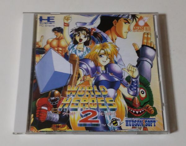 1円~ 送料無料 PCエンジン CD-ROM2 ワールドヒーローズ2拍卖
