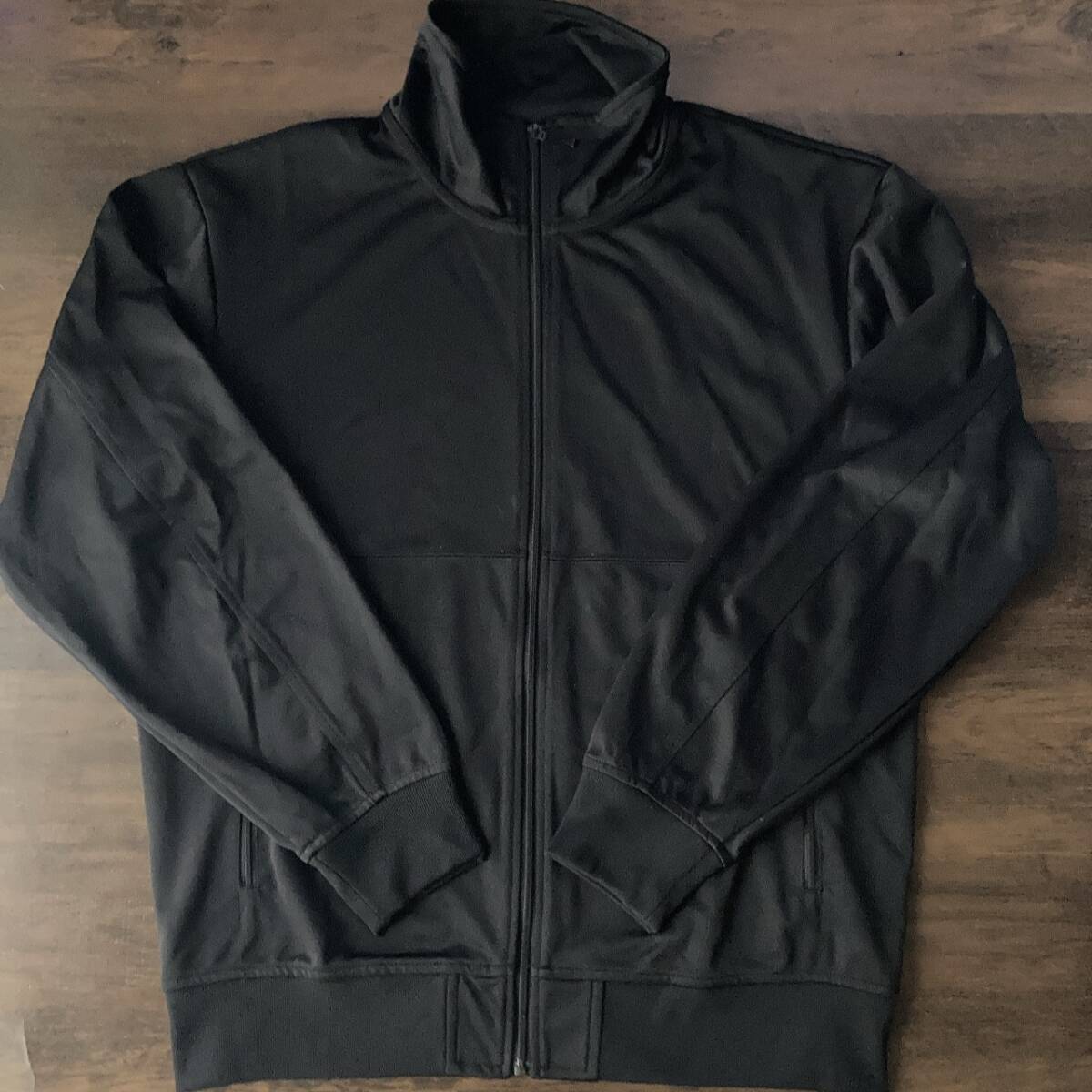 ■無印良品 MUJI WALKER UVカット ジャージ トラックジャケット ブラック 黒 M メンズ拍卖
