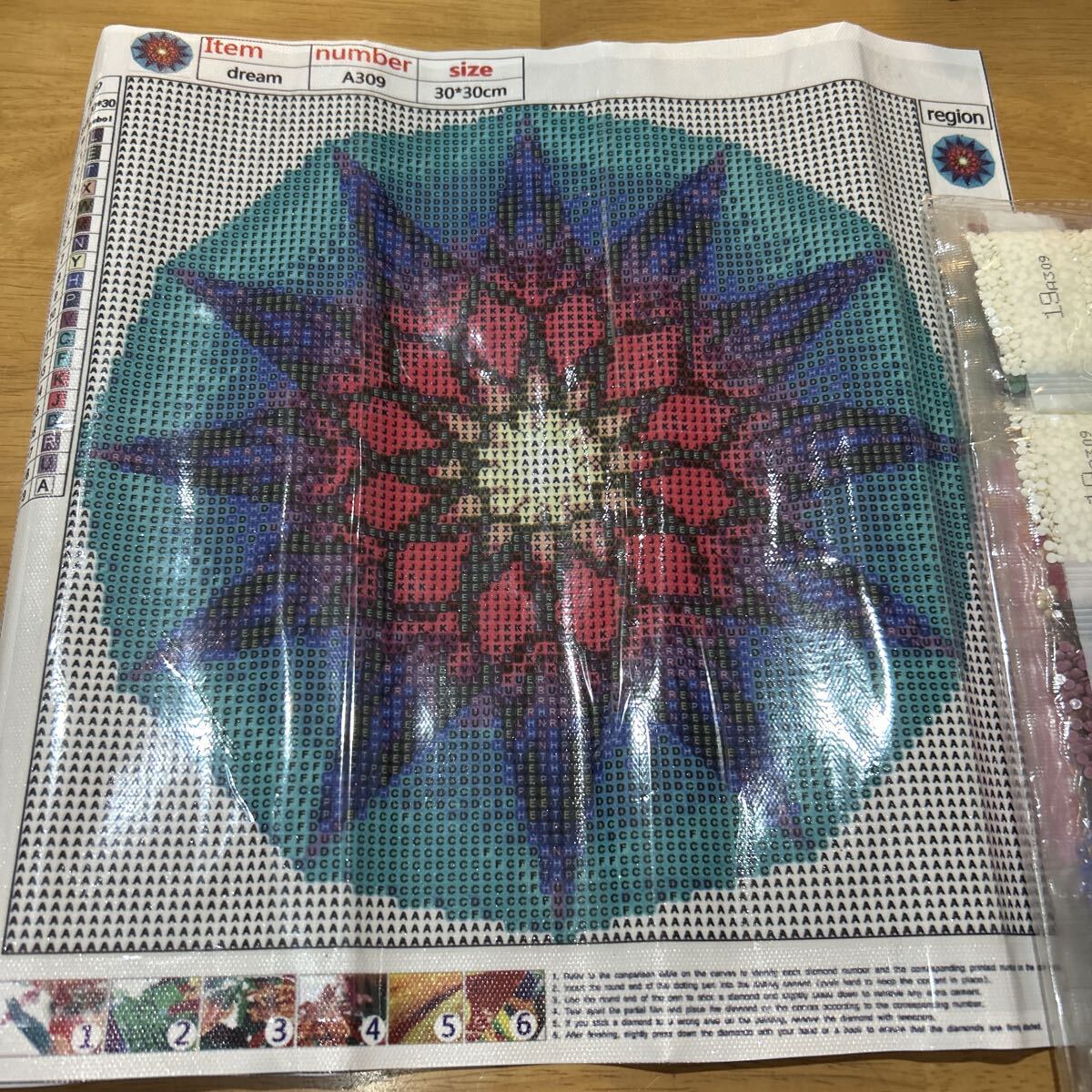 新品 ダイヤモンドアート 30かける30拍卖