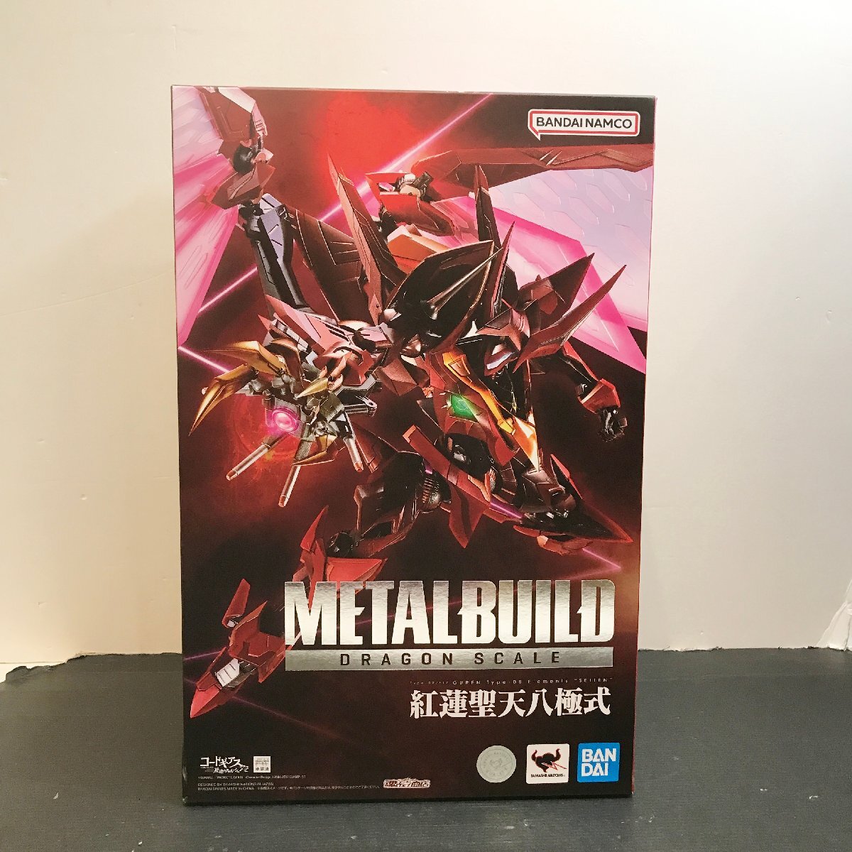 【ジャンク品】バンダイ METAL BUILD DRAGON SCALE コードギアス 反逆のルルーシュR2 紅蓮聖天八極式【T-2965】拍卖