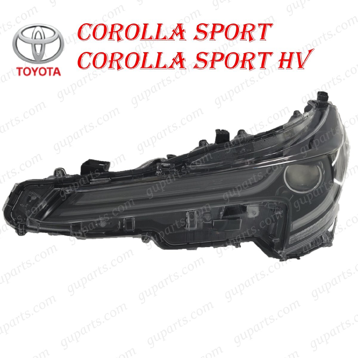 TOYOTA カローラ スポーツ ハイブリット H30.6~R4.10 フロント ヘッド ライト LED 左 NRE210H NRE210H ZWE211H ZWE213H拍卖