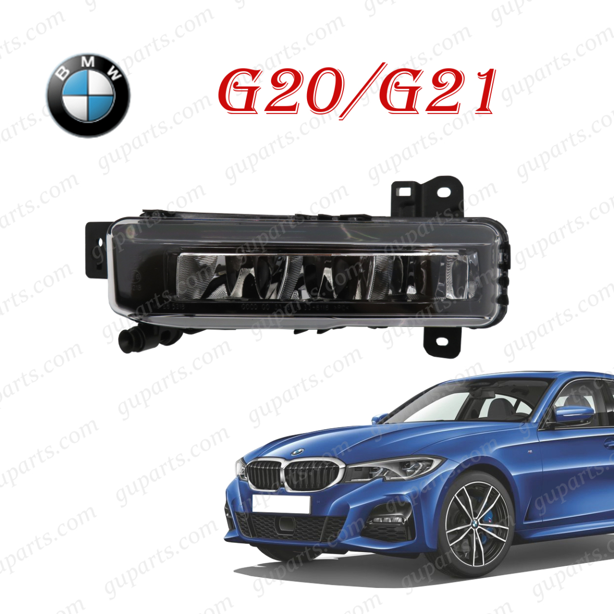 BMW 3 G20 G21 318i 320i 320d 330i 330e 2019~ 左 フォグ ライト LED フロント バンパー 63177433787拍卖