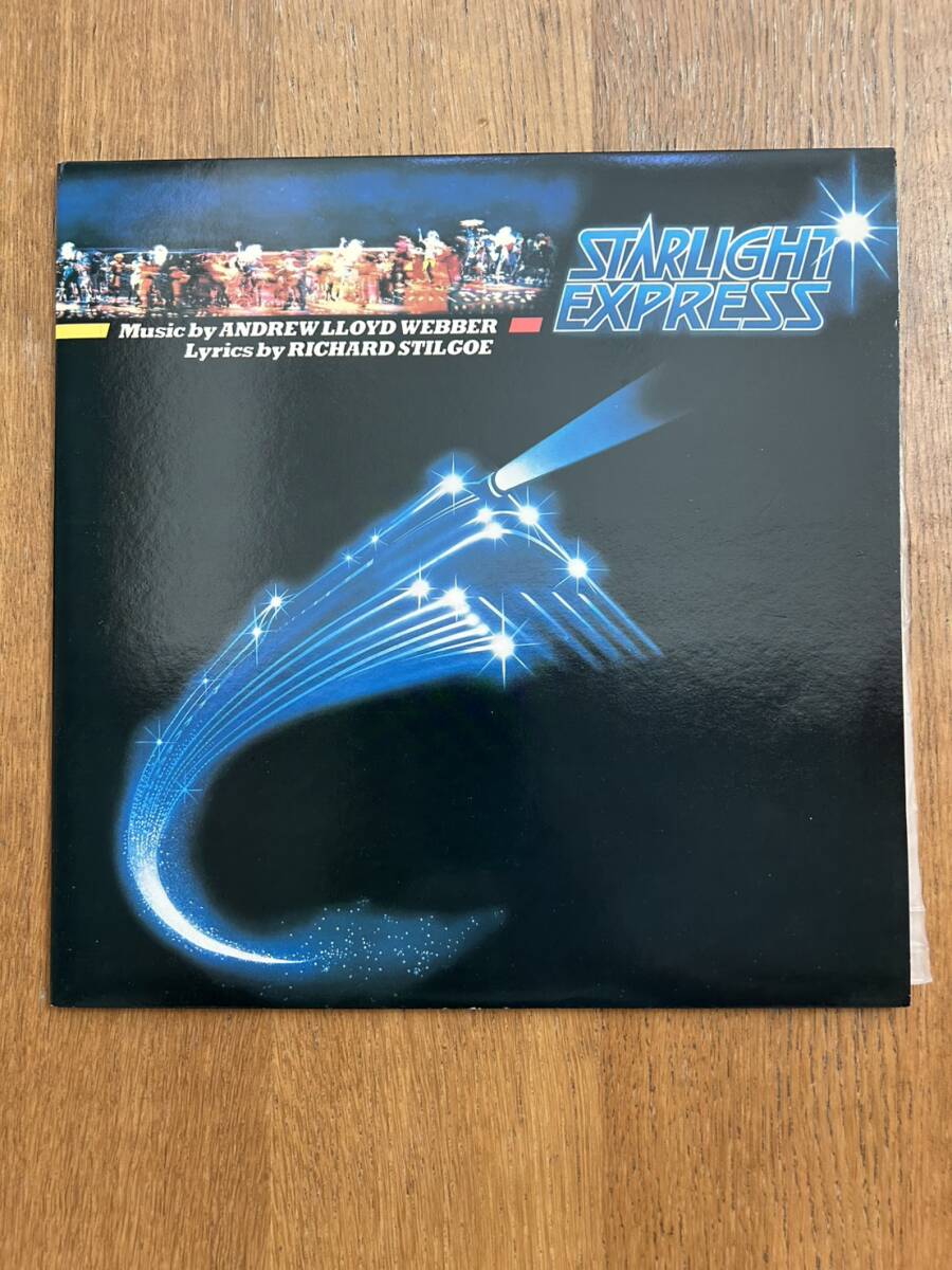 サントラ STARLIGHT EXPRESS スターライトエクスプレス LP 1984年 U.K.盤 見開きジャケット ライナーとインナースリーブ有 2枚組 程度良好拍卖
