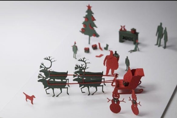 建築模型用添景セット □ クリスマス編 1/100 □ 未開封 拍卖