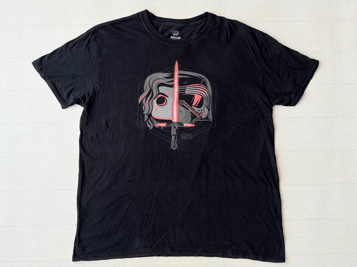 ☆送料無料☆ STAR WARS FUNKO スターウォーズ ファンコ USA直輸入 古着 POP! TEES 半袖 Tシャツ メンズ XL ブラック トップス 中古 即決拍卖