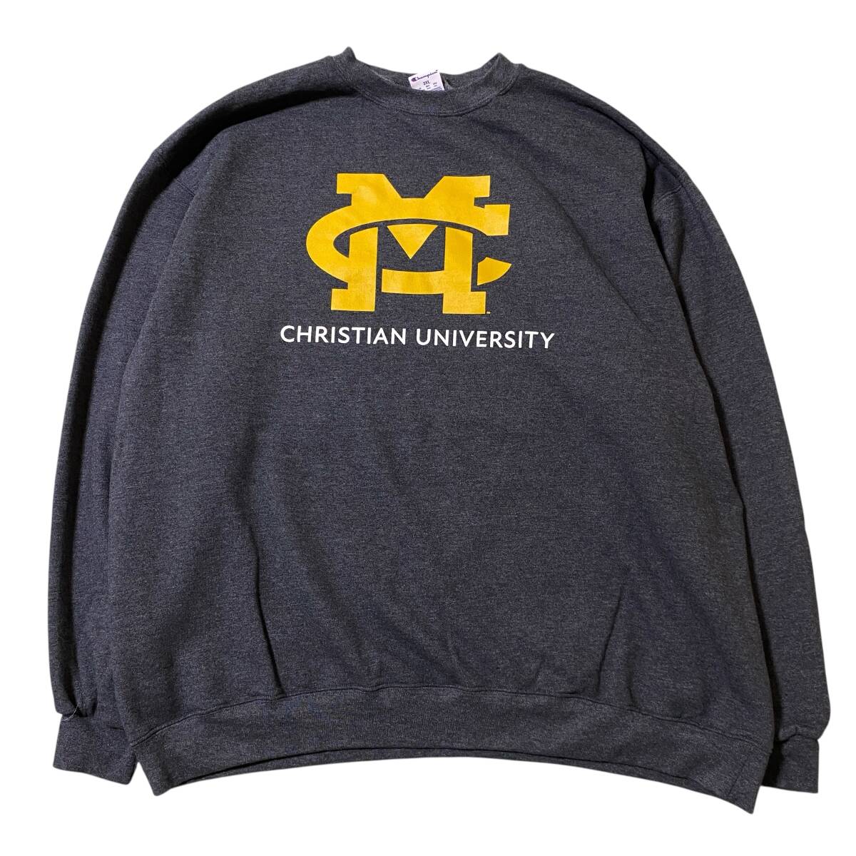 アメリカ古着 champion チャンピオン スウェット トレーナー クリスチャン カレッジ 裏起毛 【H325】拍卖