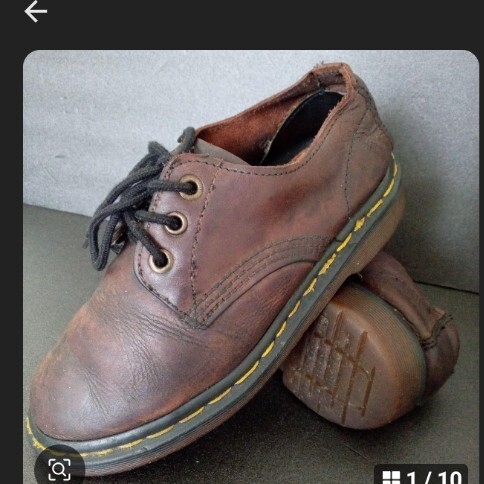 最終価格!早い者勝ちとさせて頂きます!希少!英国製★ドクターマーチン★3ホール★茶★UK4★23cm★他でも即決出品中!拍卖