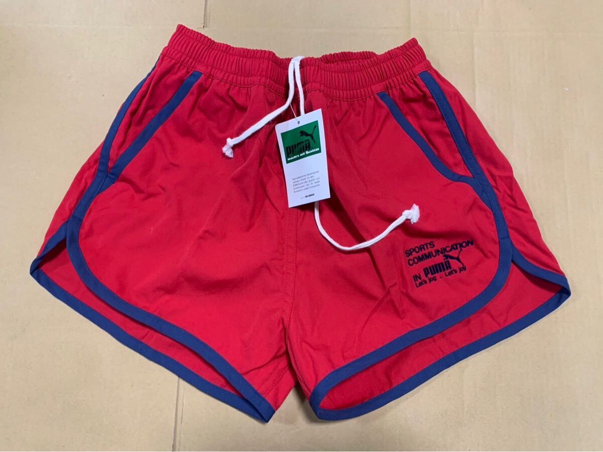 80’s  新品 プーマ 短パン ショートパンツ ヒットユニオン製 ランニング レトロ ヴィンテージ拍卖