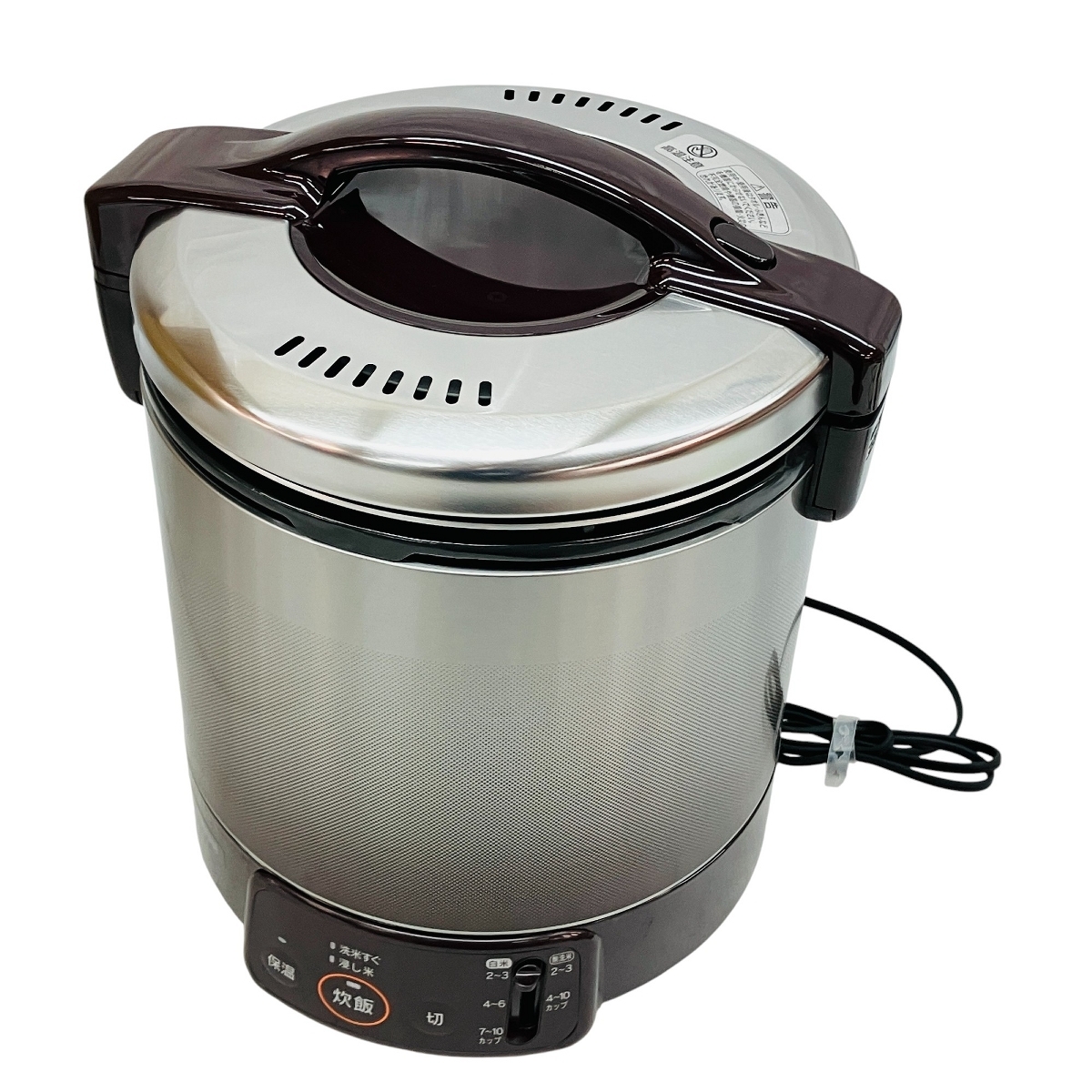 Rinnai ガス炊飯器 RP-100VQ 1.8L 2~10合 家電 キッチン用品 リンナイ 中古C10430099拍卖
