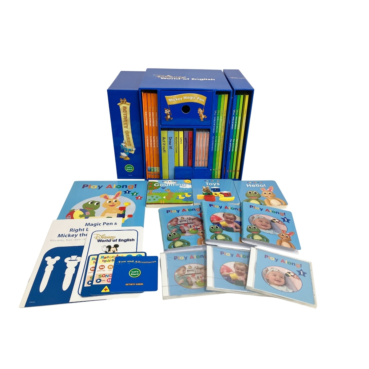DWE ミッキーマジックペン アドベンチャーセット プレイアロング 2019年頃 ワールドオブイングリッシュ 英語 教材 中古 良好 O10477115拍卖