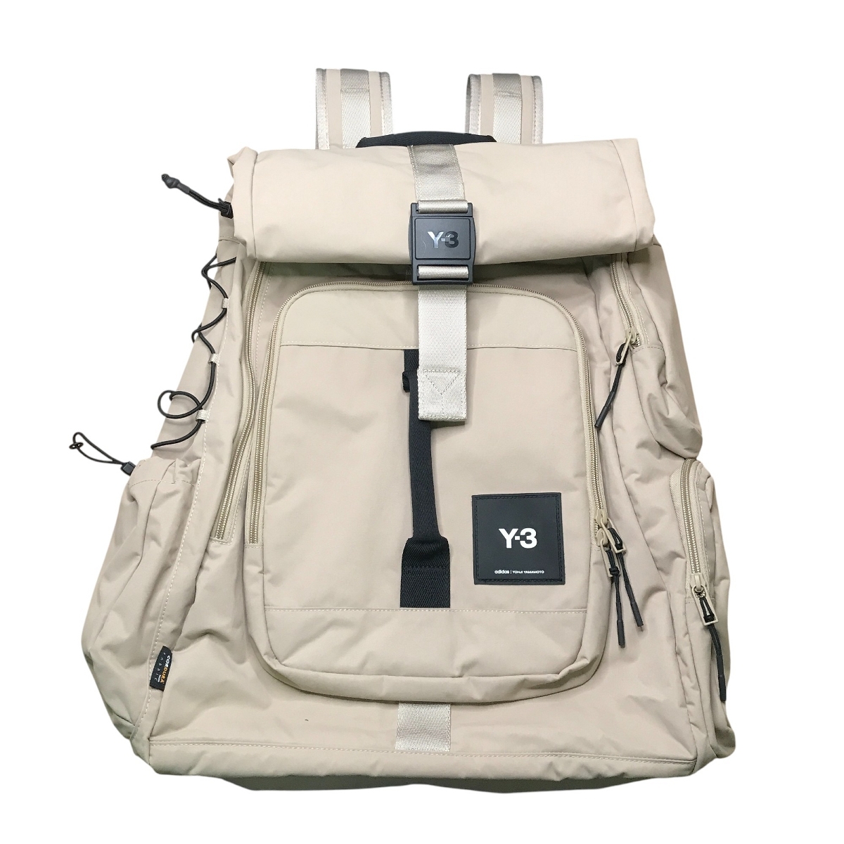 Y-3 ワイスリー UTILITY BP HM8355 バックパック メンズ リュック ヨウジヤマモト ナイロン ベージュ 中古 程度良好 T10420187拍卖