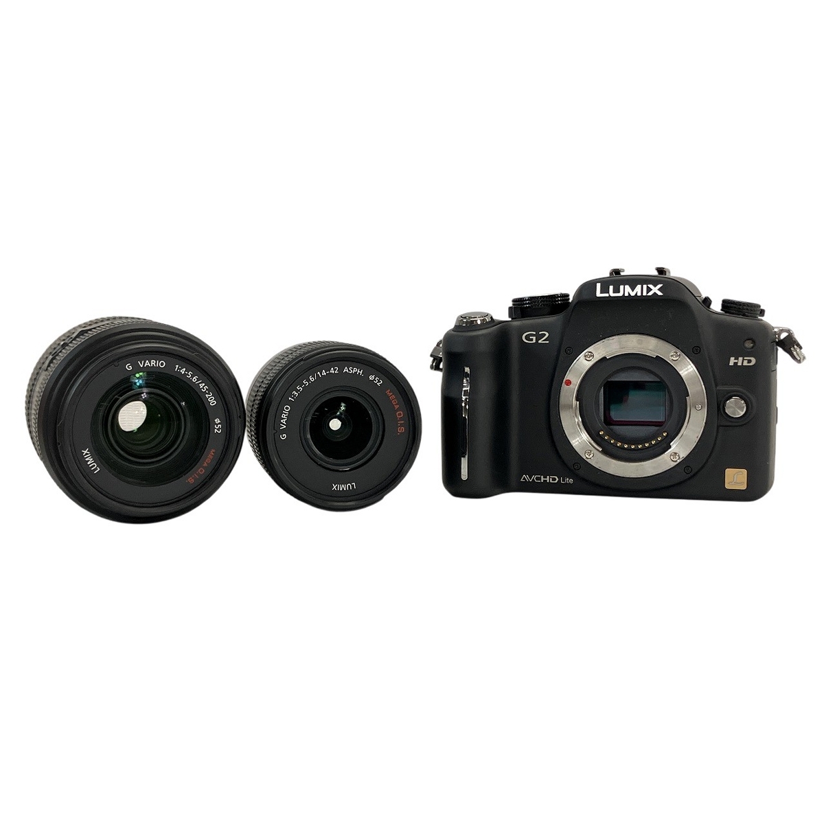 Panasonic LUMIX DMC-G2 Gシリーズ ミラーレス一眼 LUMIX G VARIO 14-42mm 45-200mm ダブルレンズキット パナソニック ジャンク W10519995拍卖