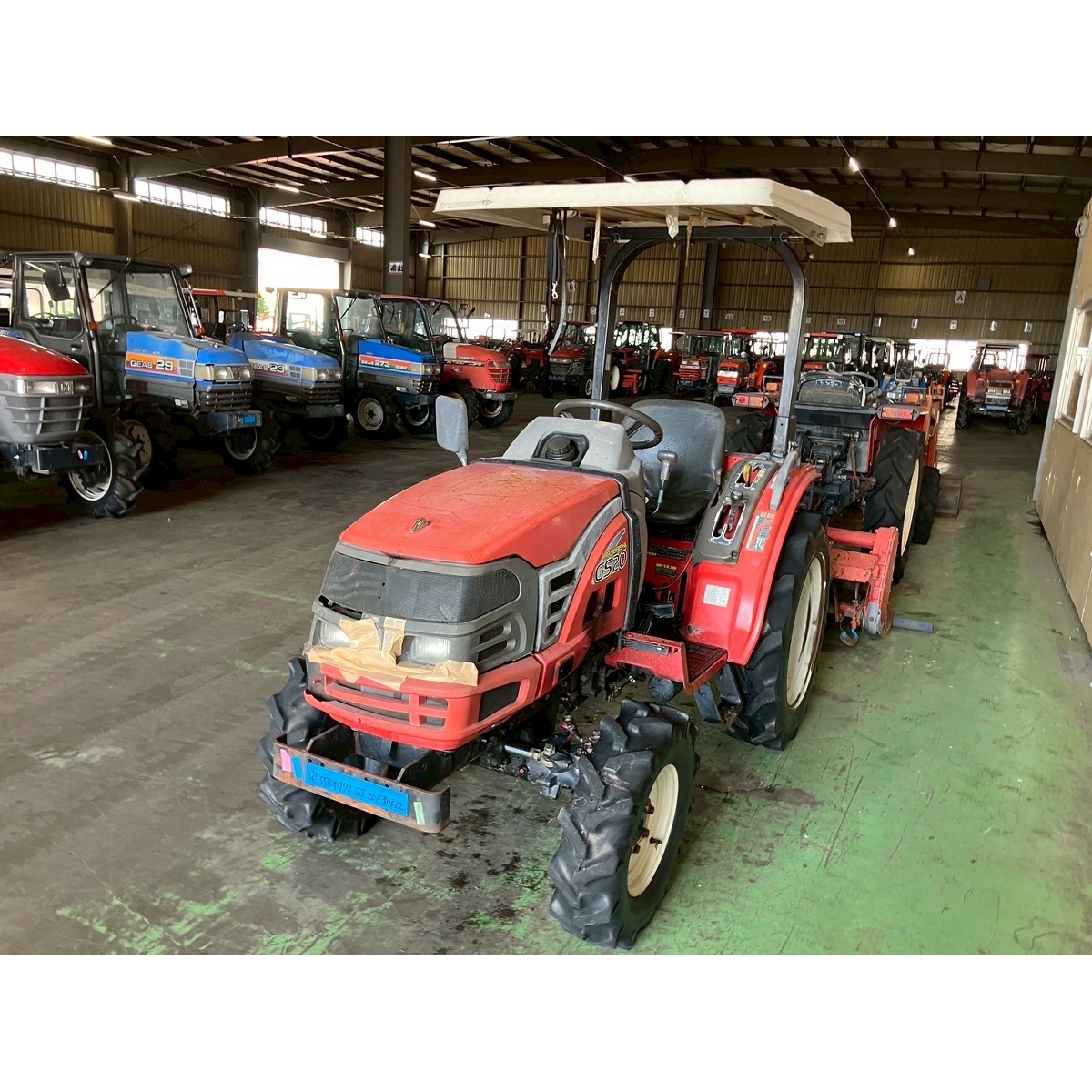 【輸出向け】茨城県渡し ミツビシ トラクター GS20D 馬力 2065h RA117 キャノピー付 屋根 輸出 貿易 ロータリー 現状渡し 中古 直Q10230886拍卖