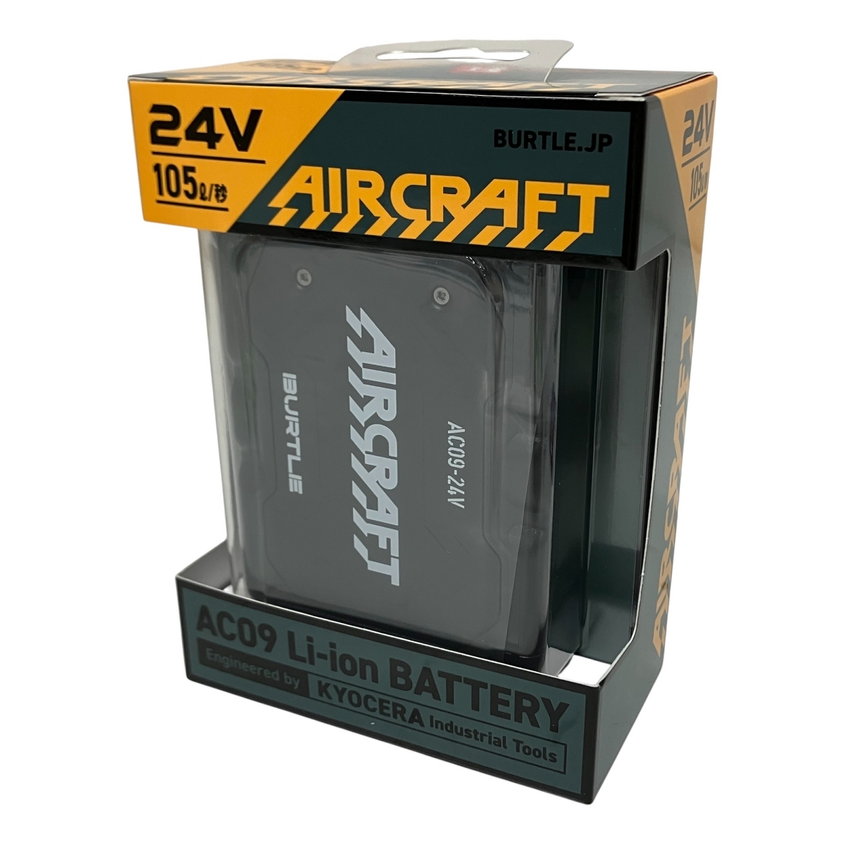 BURTLE AC09-24V AIRCRAFT 24V バートル エアークラフト リチウム イオン バッテリー 空調服用 未使用 F10442884拍卖