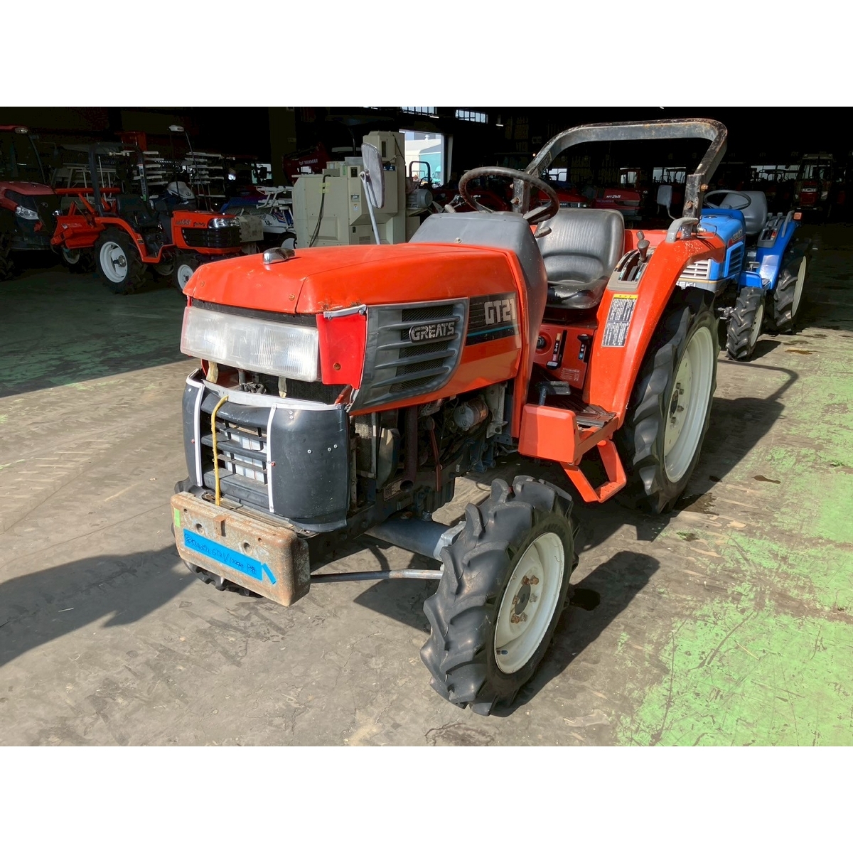 【輸出向け】茨城県渡し クボタ トラクター GT21 21馬力 1667h パワステ ホイール 輸出 貿易向け 現状渡し 中古 直Q10359449拍卖