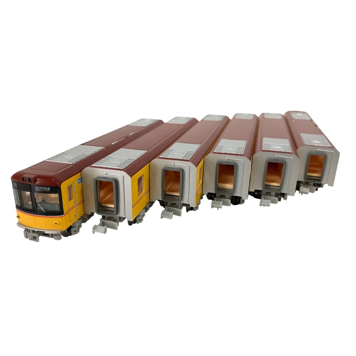 POPONDETTA ポポンデッタ 6011A 東京メトロ 銀座線 1000系 後期車 改良版 6両セット 鉄道模型 中古 美品 B10569041拍卖