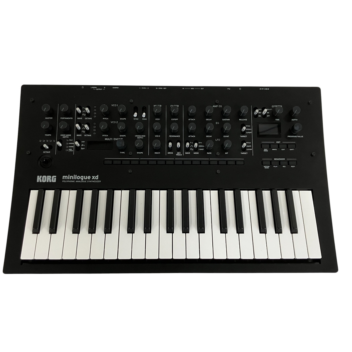 KORG Minilogue XD アナログシンセサイザー 4ボイス コルグ MIDIキーボード DTM 音楽制作 中古 Y10567041拍卖