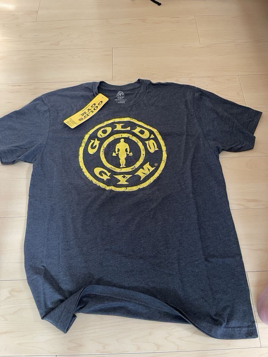 ゴールドジム  Tシャツ 半袖Tシャツ ビンテージ Lサイズ 未使用 1,000円スタート拍卖