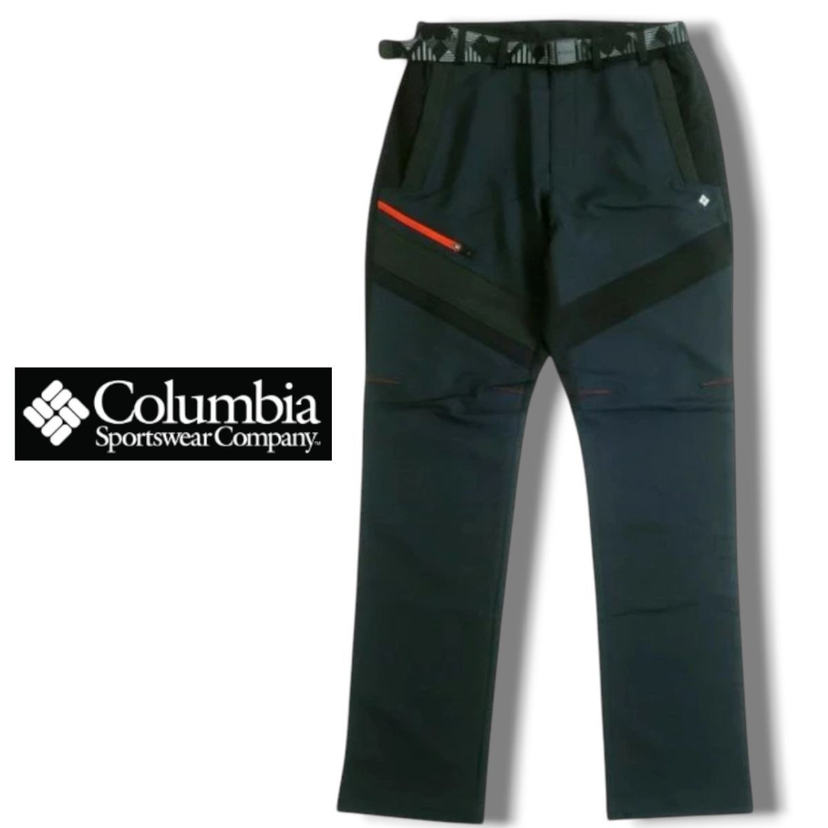 Columbia コロンビア 新品 アウトドアウェア 切替デザイン ストレッチ ベルト付き パンツ YMG001 70/XS▲005▼30515k09拍卖