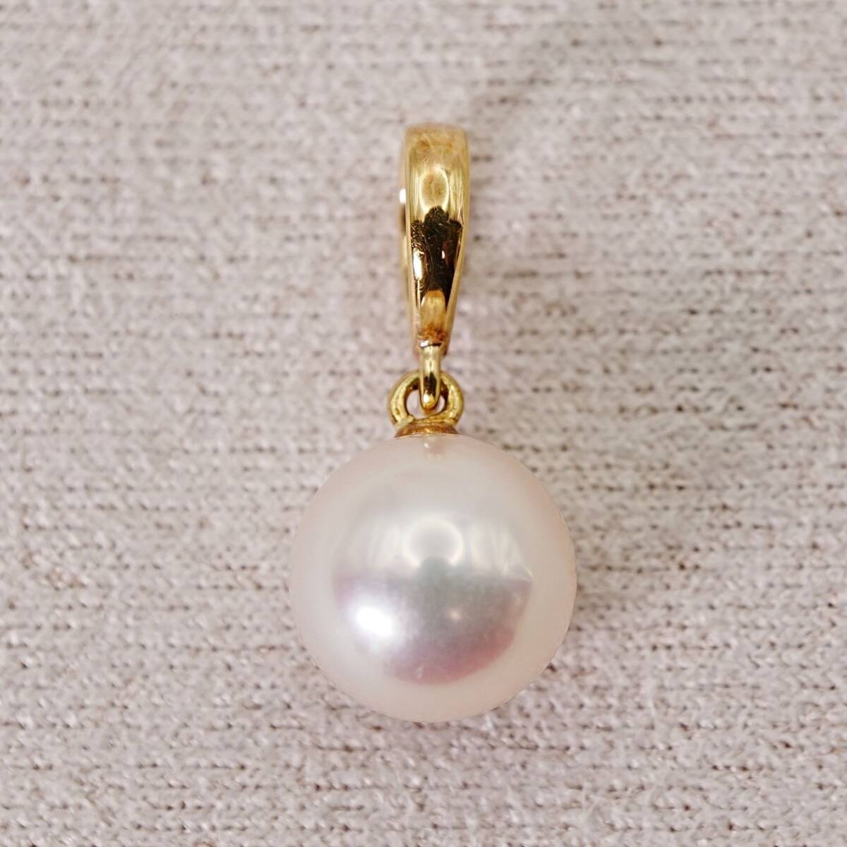 ミキモト アコヤ パール 1P K18 ネックレストップ/25-1649S拍卖