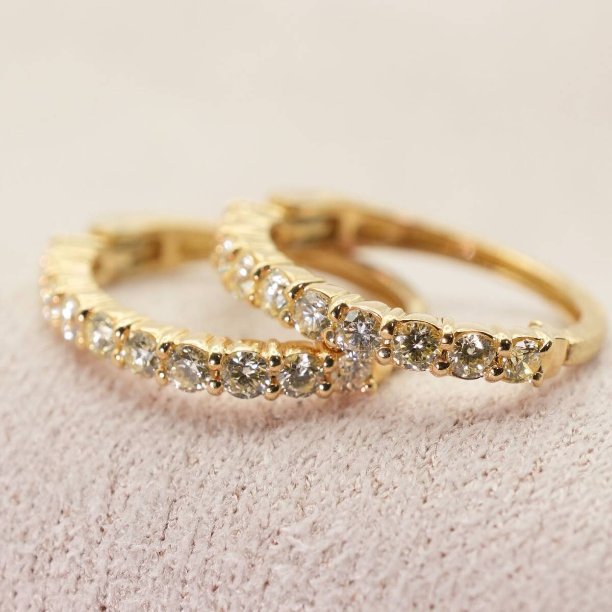 GSTV ピアリング 0.3ct K18 ダイヤ リバーシブル/25-1810S拍卖