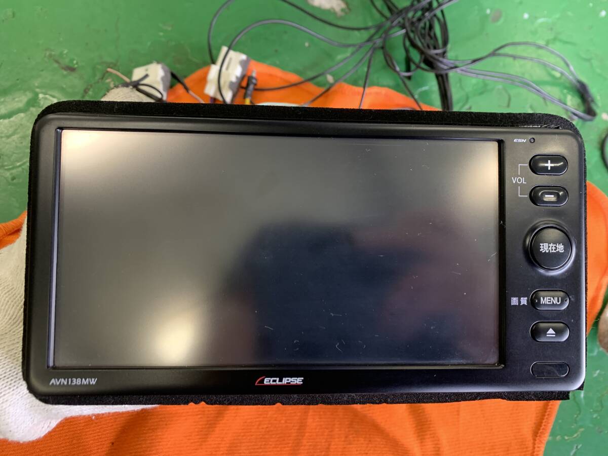 ECLIPS(イクリプス) AVN138MW メモリーナビゲーション内蔵 ワンセグ/CD 7型 WVGA AVシステム ナビ拍卖