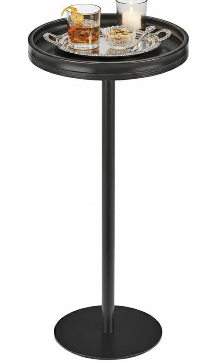 サイドテーブル 軽量 直径30×高さ62.7㎝ 耐荷重50kg 小型家具 飾り台拍卖